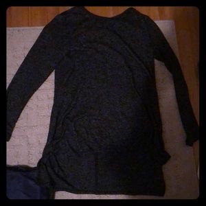 Long sleeve black longer in the back shirt